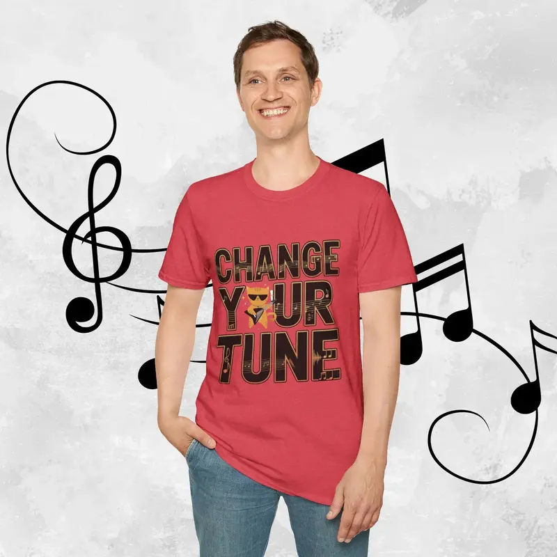 Change Your Tune Cotton T-Shirt 24