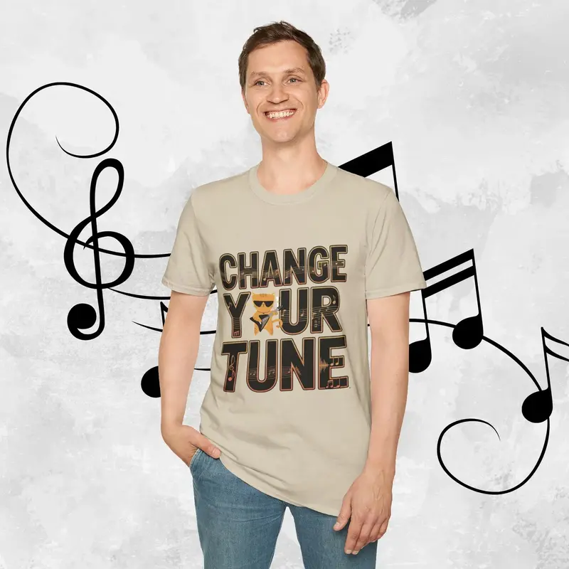 Change Your Tune Cotton T-Shirt 25