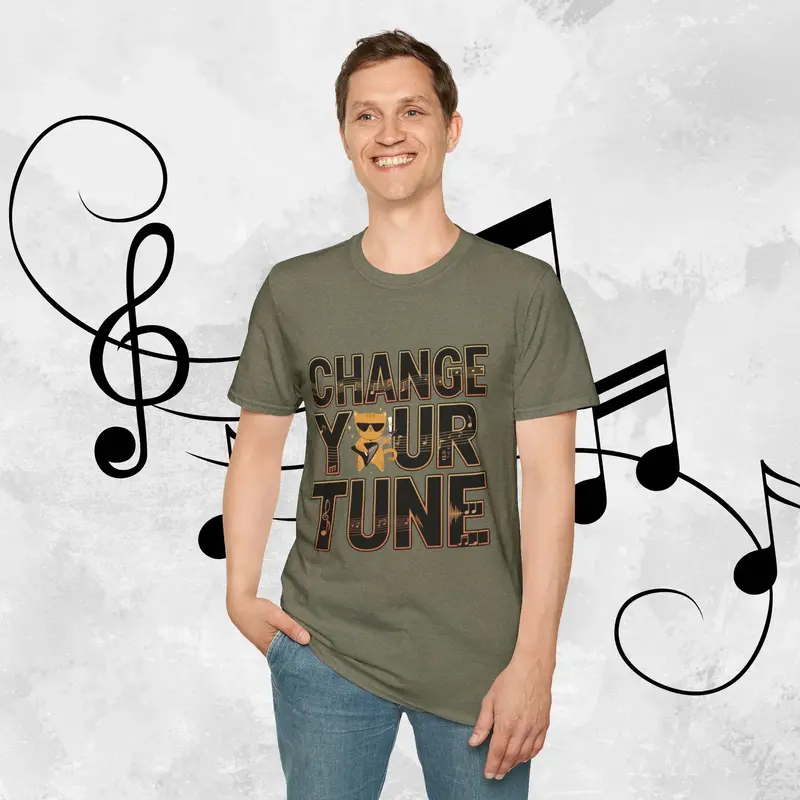 Change Your Tune Cotton T-Shirt 26