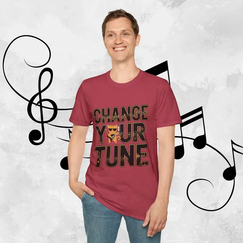 Change Your Tune Cotton T-Shirt 33