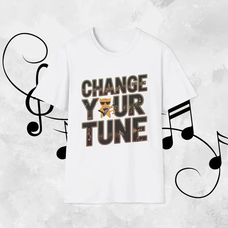 Change Your Tune Cotton T-Shirt 4