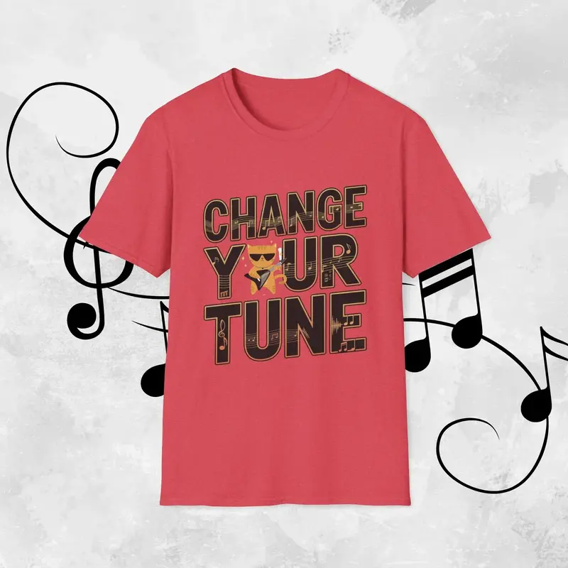 Change Your Tune Cotton T-Shirt 8