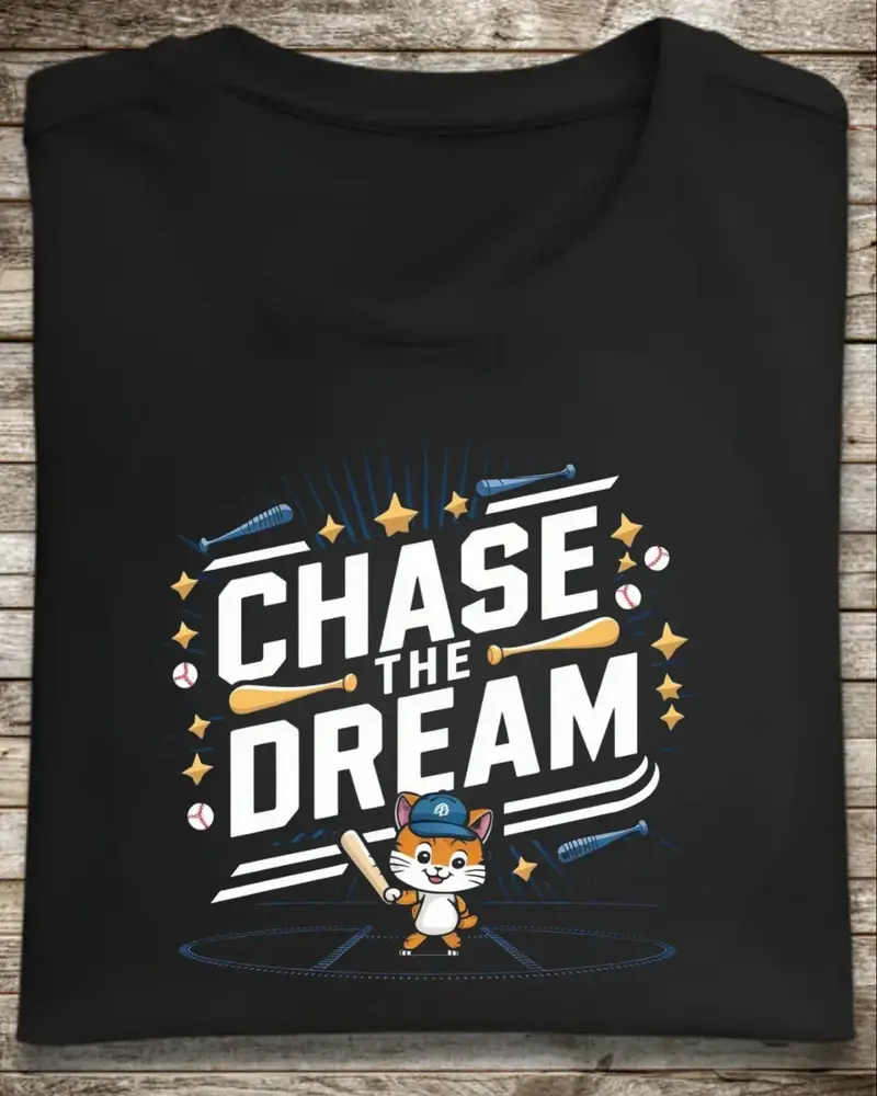 Chase The Dream Baseball Cotton Tee 1