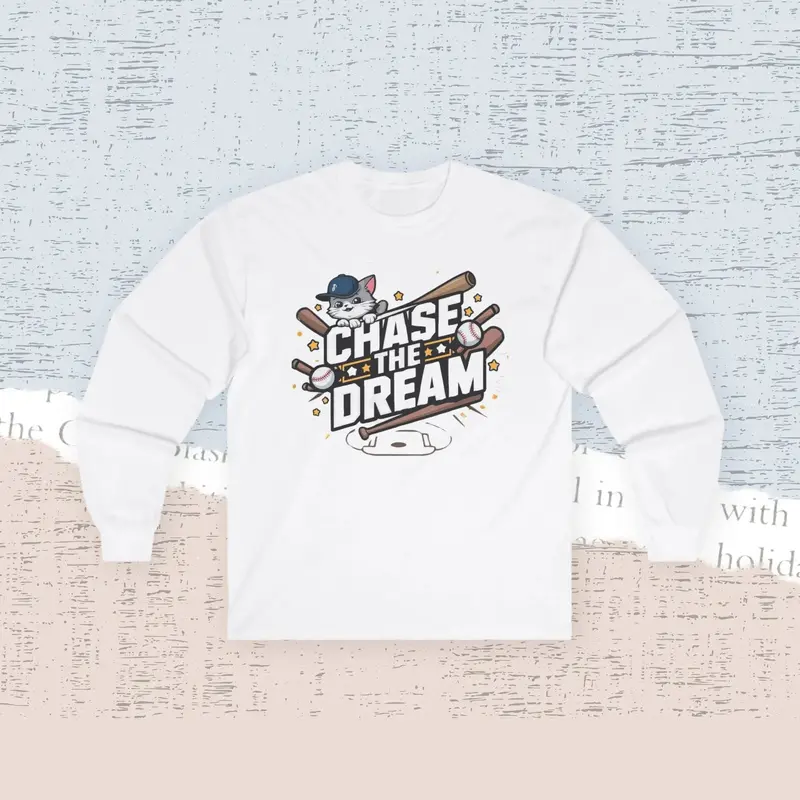 Chase The Dream Cotton Long Sleeve Tshirt 1