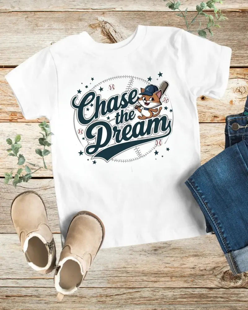 Chase The Dream Kid Cotton T-Shirt 1