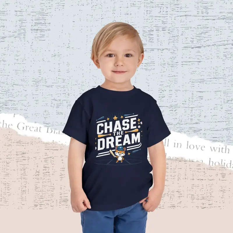 Chase The Dream Toddler Cotton T-Shirt 13