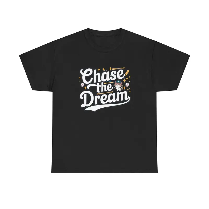 Chase The Dreams Baseball Crew Neck Tee 5