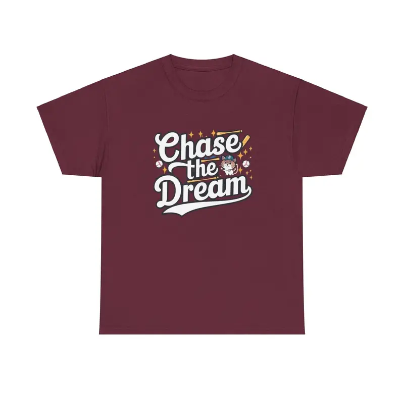 Chase The Dreams Baseball Crew Neck Tee 7