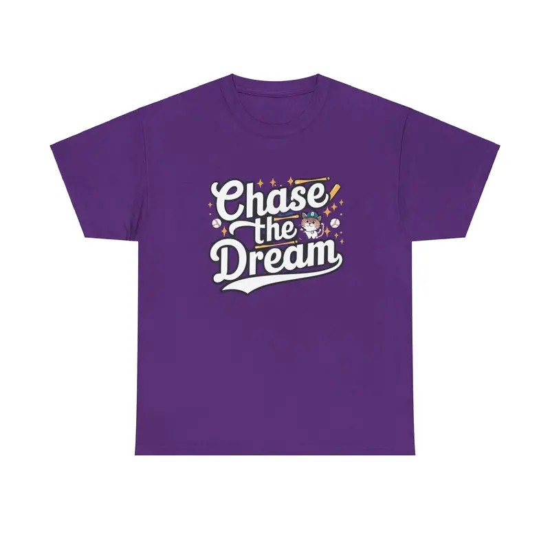 Chase The Dreams Baseball Crew Neck Tee 9