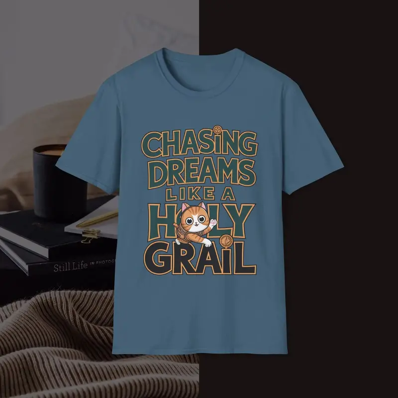 Chasing Peace Like A Holy Grail Unisex Softstyle T-Shirts 11