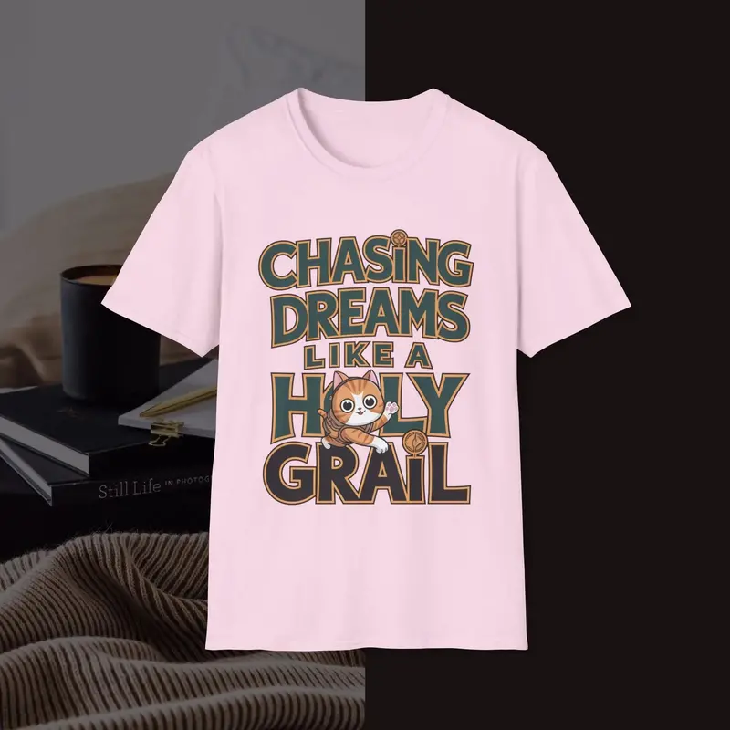 Chasing Peace Like A Holy Grail Unisex Softstyle T-Shirts 12