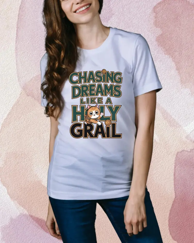 Chasing Peace Like A Holy Grail Unisex Softstyle T-Shirts 2