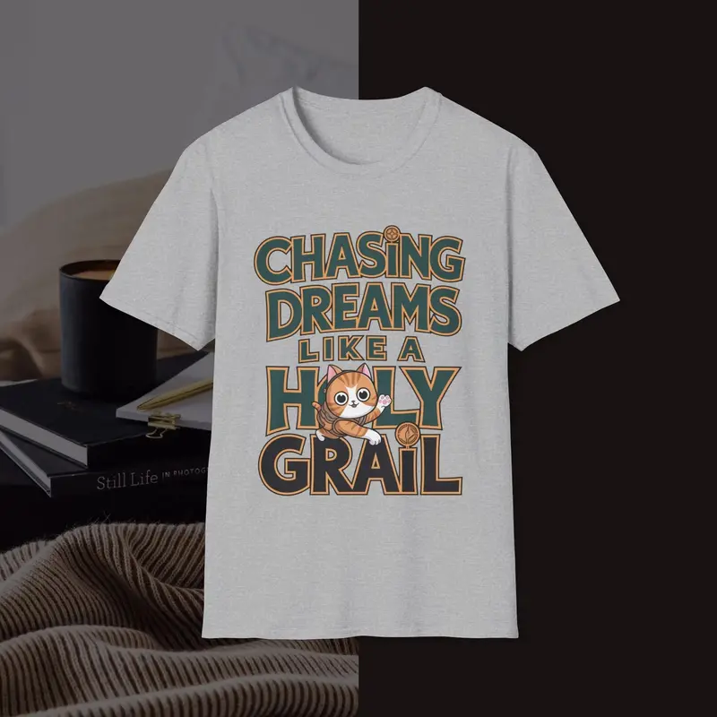 Chasing Peace Like A Holy Grail Unisex Softstyle T-Shirts 7