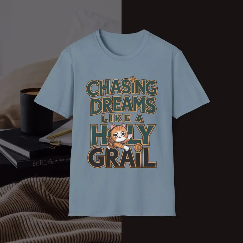 Chasing Peace Like A Holy Grail Unisex Softstyle T-Shirts 9
