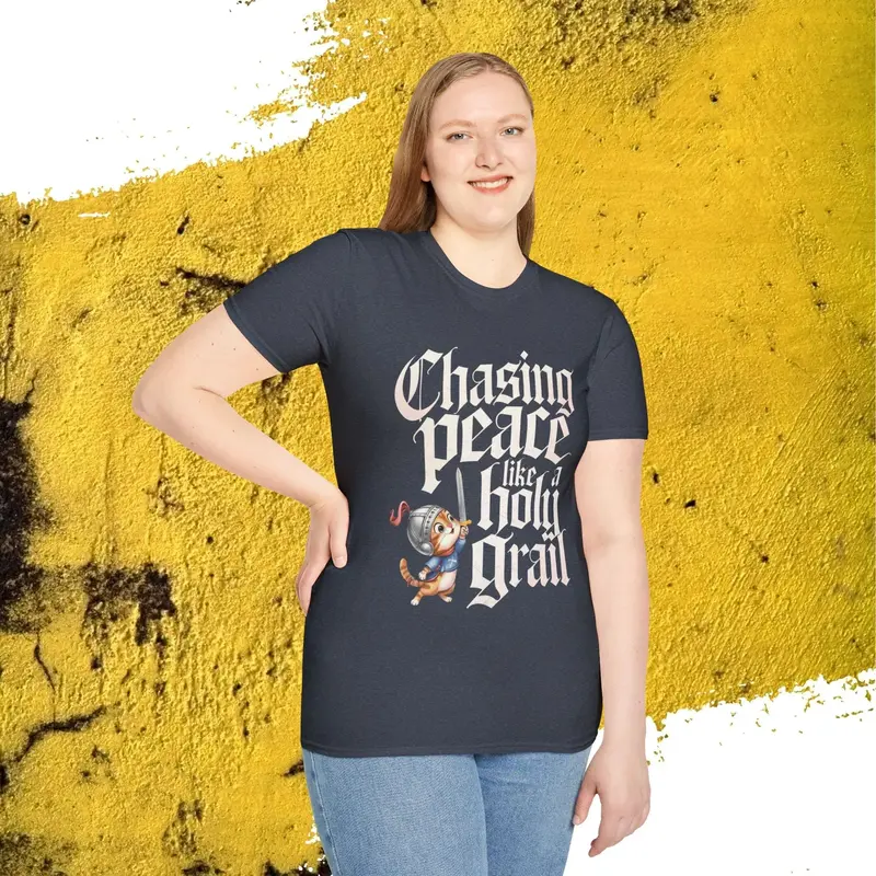 Chasing Peace Like Holy Grail Cotton Tee 20