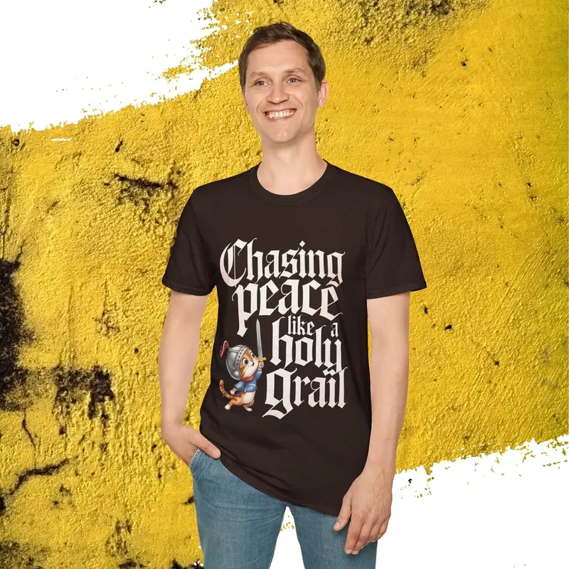 Chasing Peace Like Holy Grail Cotton Tee 21