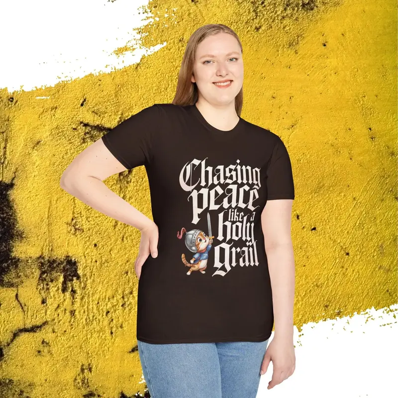 Chasing Peace Like Holy Grail Cotton Tee 22