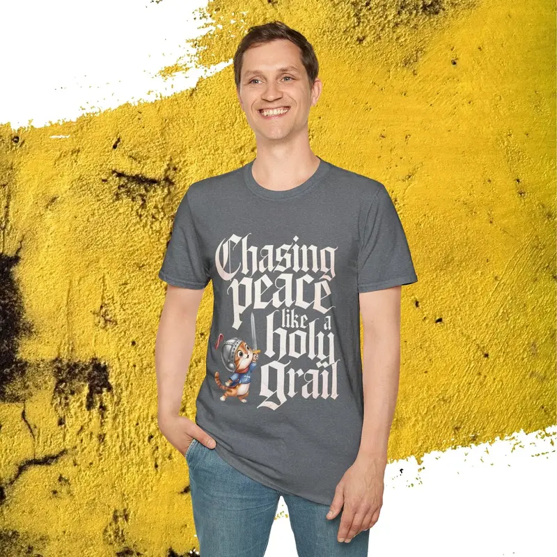 Chasing Peace Like Holy Grail Cotton Tee 25