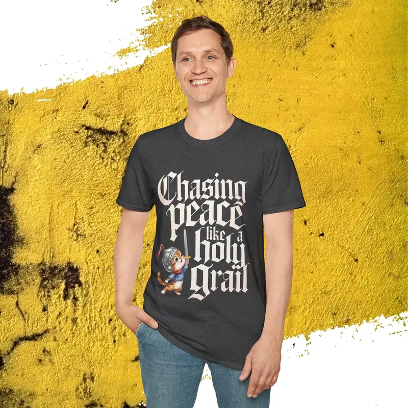 Chasing Peace Like Holy Grail Cotton Tee 27