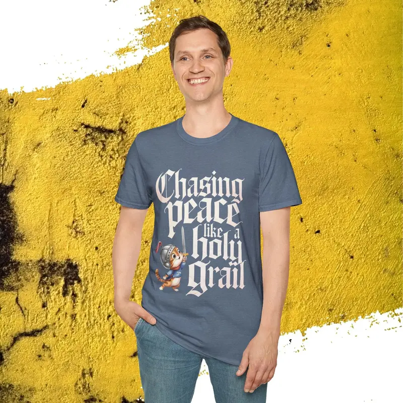 Chasing Peace Like Holy Grail Cotton Tee 29