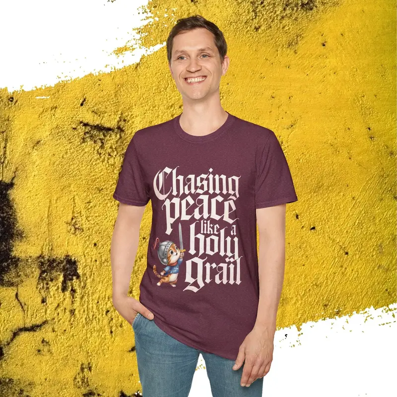 Chasing Peace Like Holy Grail Cotton Tee 37