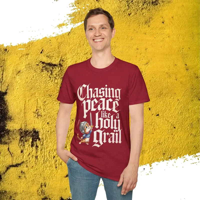 Chasing Peace Like Holy Grail Cotton Tee 39