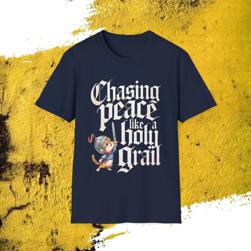 Chasing Peace Like Holy Grail Cotton Tee 9