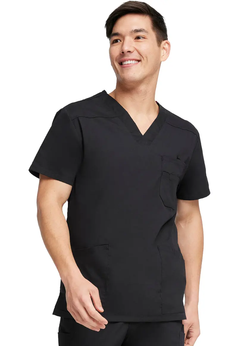 Cherokee Men's V-Neck Scrub Top 1