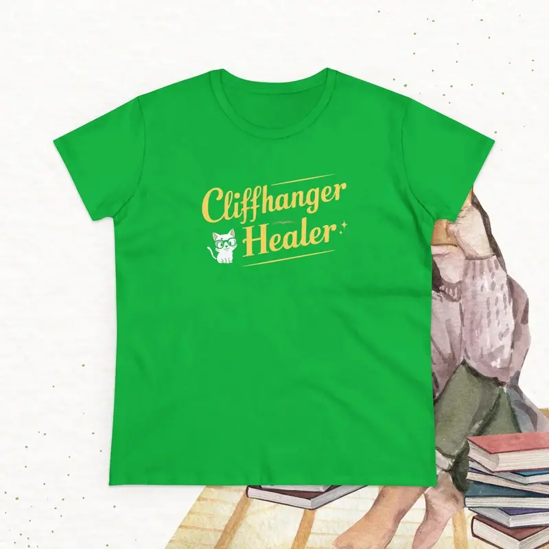 Chiffanger Healer Book Lovers Cotton Women T-Shirt 12