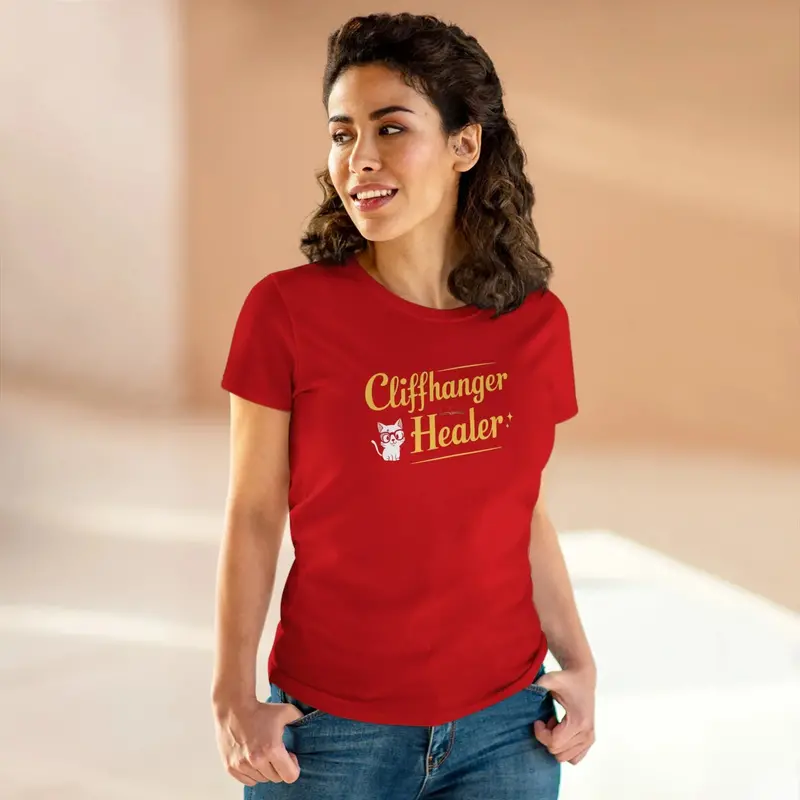 Chiffanger Healer Book Lovers Cotton Women T-Shirt 19
