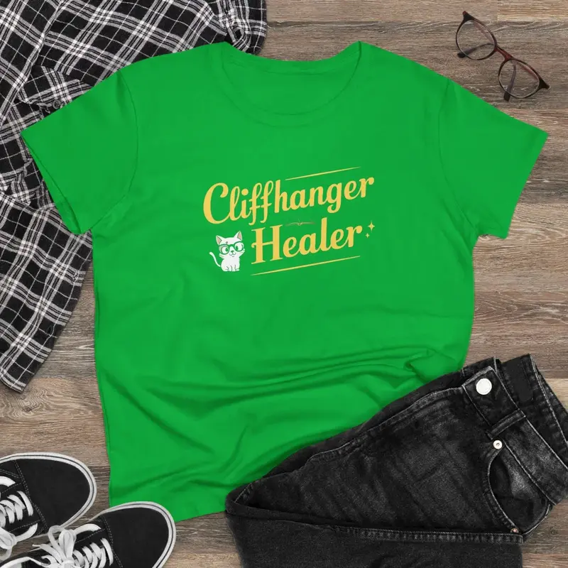 Chiffanger Healer Book Lovers Cotton Women T-Shirt 5