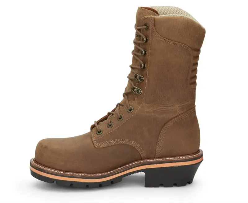 Chippewa Men's Thunderstruck 10" Nano Comp Toe Work Boot Brown- Th1030 8