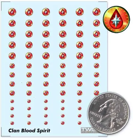 Clan Blood Spirit Decals 1
