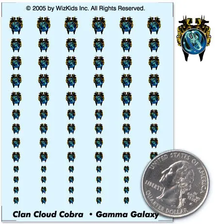 Clan Cloud Cobra Gamma Galaxy Decals 1