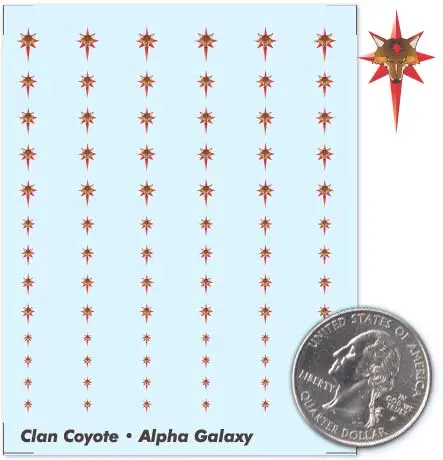 Clan Coyote Alpha Galaxy Decals 1