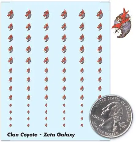 Clan Coyote Zeta Galaxy Decals 1