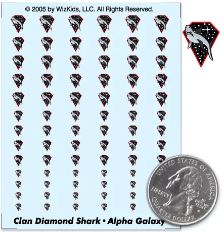 Clan Diamond Shark Alpha Galaxy Decals 1
