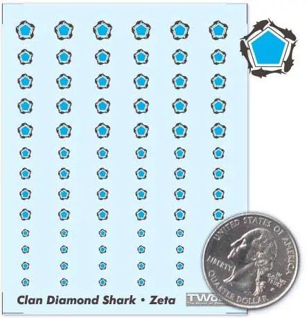 Clan Diamond Shark Zeta Galaxy Decals 1