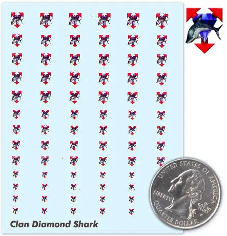 Clan Diamond Sharks Decals 1
