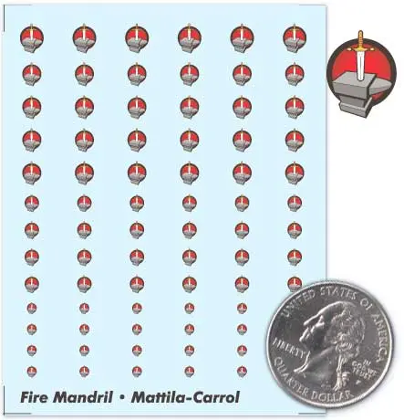 Clan Fire Mandrill Mattila-Carrol Kindraa Decals 1
