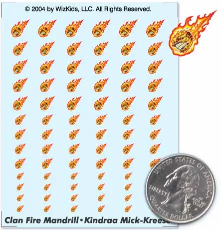 Clan Fire Mandrill Mick-Kreese Kindraa Decals 1