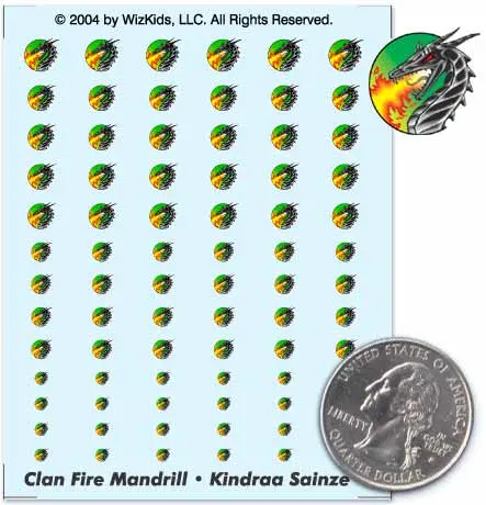 Clan Fire Mandrill Sainze Kindraa Decals 1