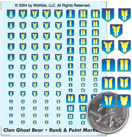 Clan Ghost Bear Rank And Point Marker Decals 1