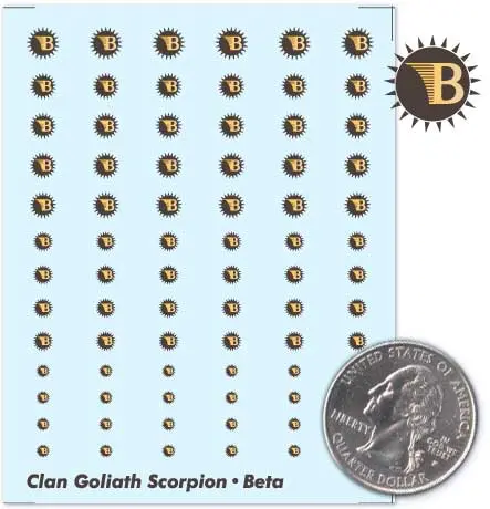 Clan Goliath Scorpion Beta Galaxy Decals 1