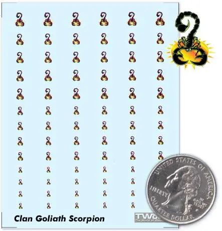 Clan Goliath Scorpion Decals 1