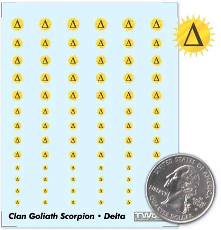 Clan Goliath Scorpion Delta Galaxy Decals 1