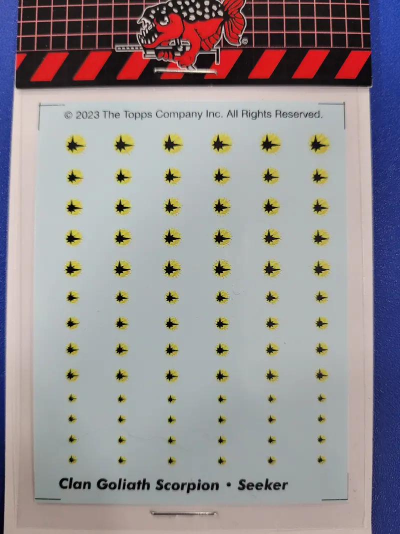 Clan Goliath Scorpion- Seeker Galaxy Decals 1