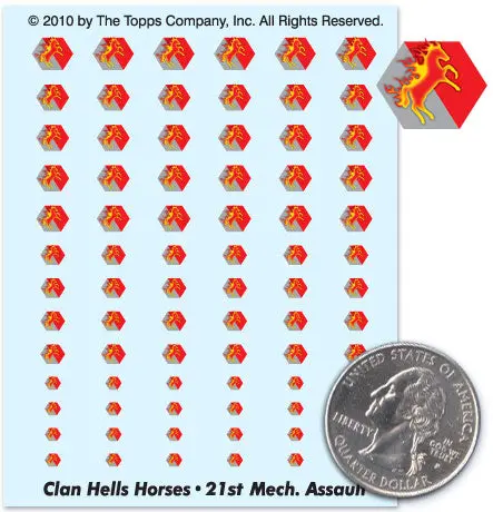 Clan Hells Horses- 21St Mechanized Assault Decals 1