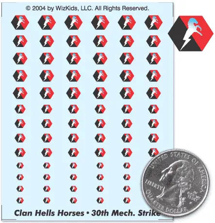 Clan Hells Horses 30Th Mechanized Strike Decals 1
