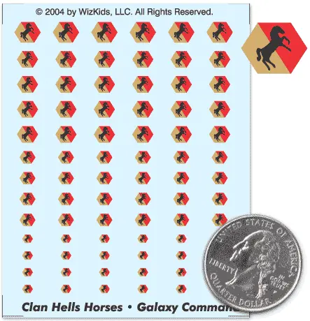 Clan Hells Horses- Alpha Galaxy Command Decals 1